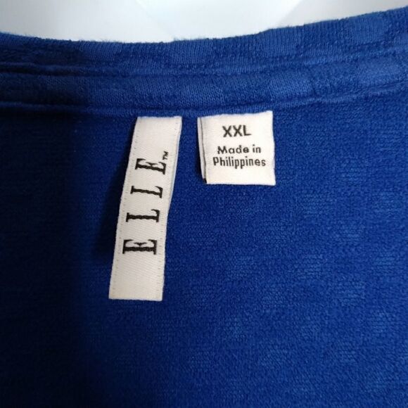 ELLE Cobalt Txtd Knit Top - Picture 7 of 8